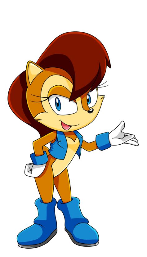 Sonic X Sally Acorn By Awesomeblossompossum Dic Entertainment Archie
