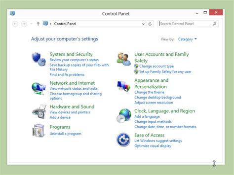 3 Ways To Open Control Panel In Windows 8 Wikihow