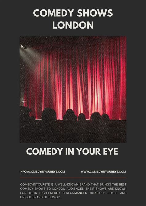 Comedy Shows London Comedy In Your Eye Medium
