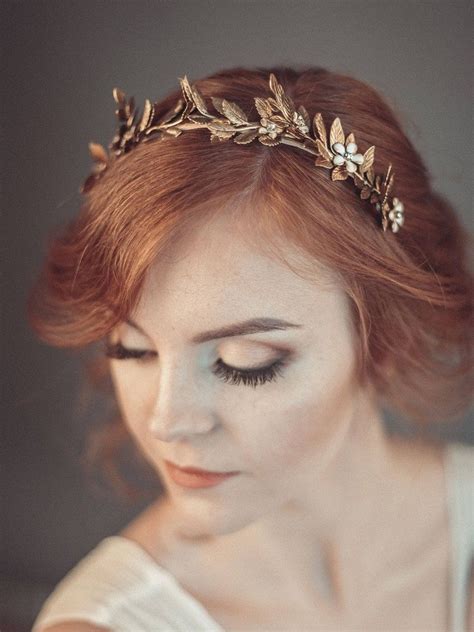 Silver Leaf Headband Gold Leaf Crown Gold Leaf Diy Bridal Flower Crown Bridal Tiara Bridal