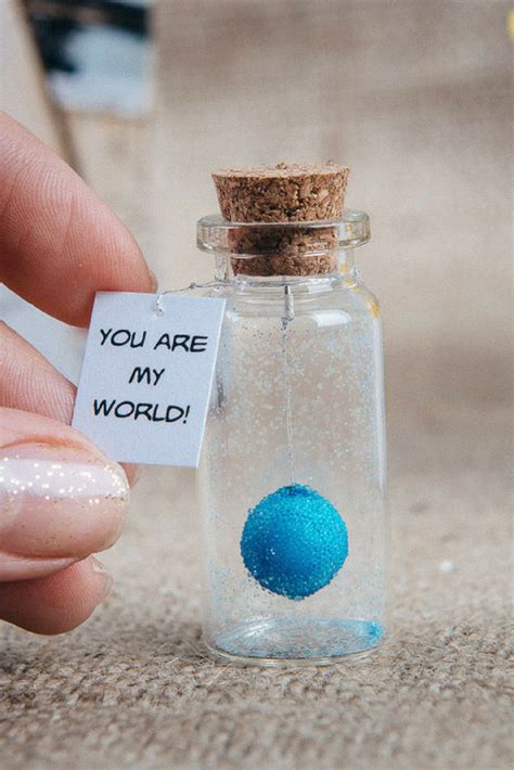 Find the perfect boyfriend gift, every time. Message in a bottle You are my world Personalized gift for ...