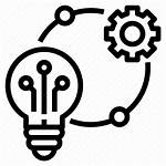 Icon Technology Innovation Technique Idea Creative Lightbulb
