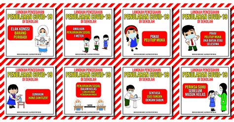 Implementasikan pendidikan kesehatan yang tersasar integrasikan pencegahan dan pengendalian penyakit dalam. Poster Langkah Pencegahan Penularan Covid-19 (Sekolah ...