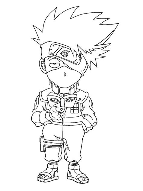 Chibi Kakashi Coloring Page Download Print Or Color Online For Free