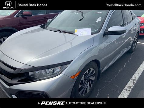 2018 Used Honda Civic Hatchback Lx Cvt Whonda Sensing At Penskecars