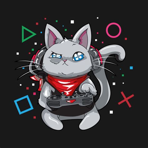 Gamer Cat Gaming Cat Gamer Shirt Gamers Kids Hoodie Teepublic