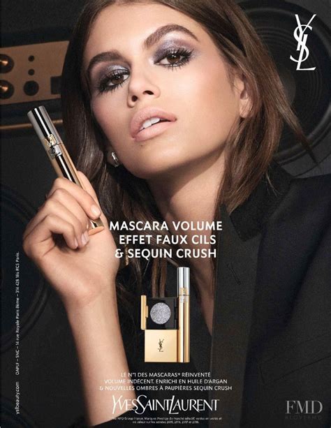 Photo Feat Kaia Gerber YSL Beauty Spring Summer 2019 Ready To Wear