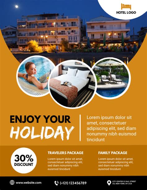 Hotel Offer Flyer Template Postermywall