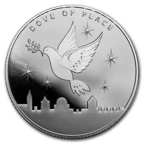 Buy 2022 1 Oz Ag Rnd Holy Land Mint Dove Of Peace Pl Apmex