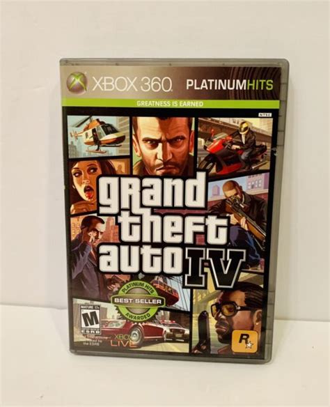 Grand Theft Auto Iv Microsoft Xbox 360 2008 European Version For