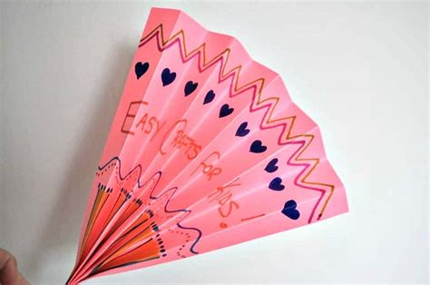 How To Make A Paper Fan Origami Fan For Kids Easy Crafts For Kids