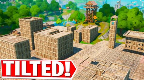 I Brought Back Tilted Towers In Fortnite Season 3 Youtube