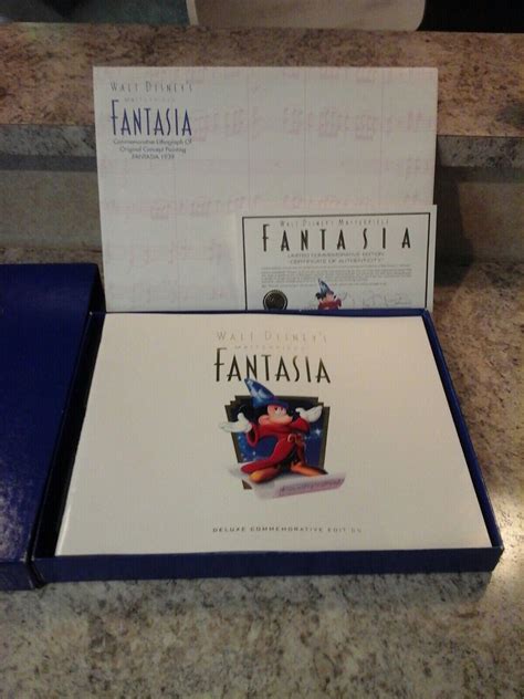 Walt Disney S Masterpiece Fantasia Deluxe Commemorative Edition Ebay