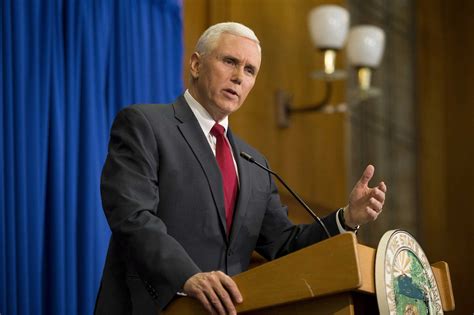 Indianas Mike Pence Takes Blows Burnishes Credentials In Religious