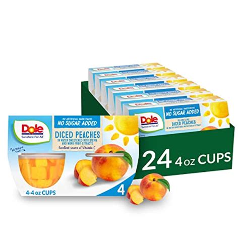 In America Best Dole Peaches Fruit Cup In America