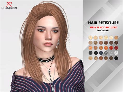 The Sims Resource Leahlilliths Pretty Thoughts Hair R
