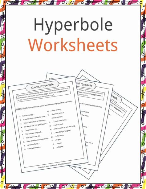 Hyperbole Examples Definition And Worksheets Kidskonnect