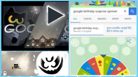 Maybe you would like to learn more about one of these? Google Birthday Surprise Spinner - HAPPY HALLOWEEN!! - YouTube