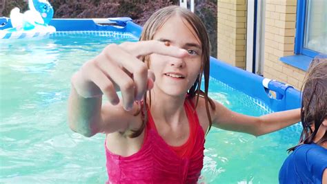 24 Hours Swimming Pool Challenge Stef And Sem Youtube