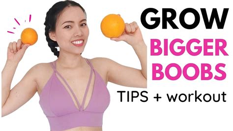 How To Grow Bigger Breasts Naturally Tips Workout That Works Grow Muscles Lift Firm Up