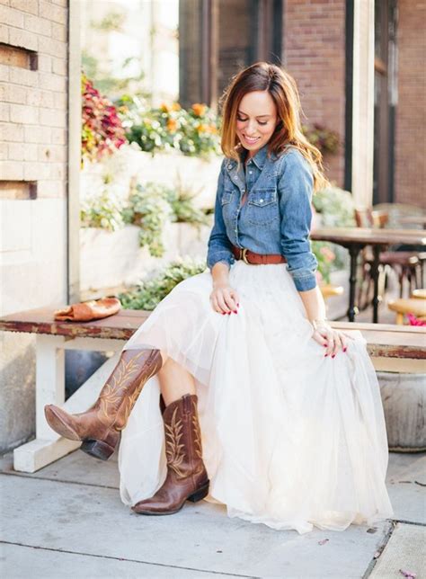 Simple Country Style Wedding Dresses With Boots Trends 100 Ideas Rustic Dresses Denim