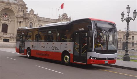 Municipalidad De Lima Presenta Primer Bus Eléctrico Que Será Parte Del