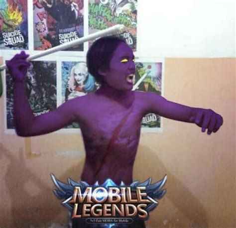 foto cosplay mobile legends enggak modal  bikin ngakak