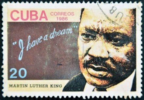 Cuban Stamp Martin Luther King I Have A Dream Circa 1986 Martin