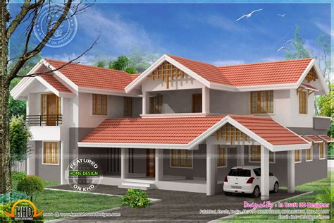 3d Home Design In 2860 Sq Feet Kerala Home Design And Floor Plans