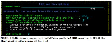Ispf Editview Displaying The Column Indicator Onall Files Chicago