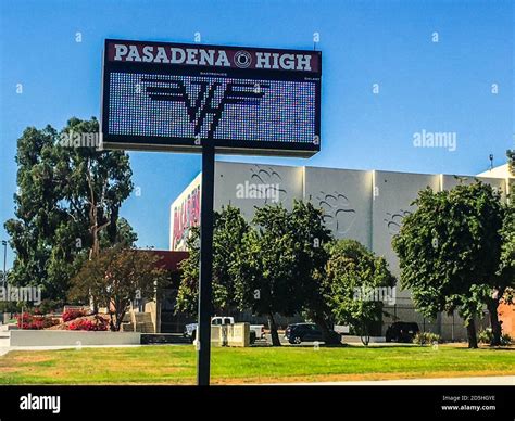 Pasadena Ca 13th Oct 2020 Pasadena High School Honors Legendary