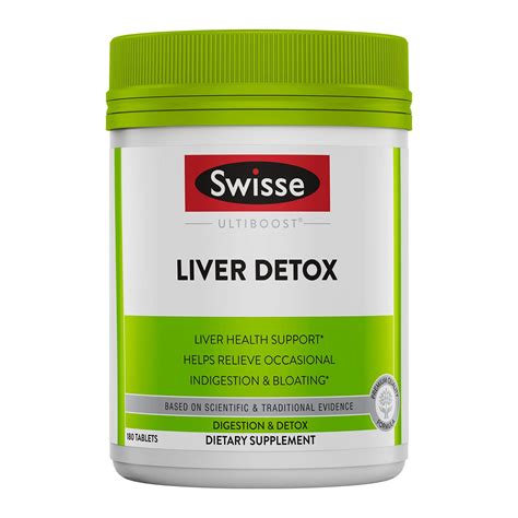 Swisse Ultiboost Liver Detox - 180 Tablets for Optimal Health