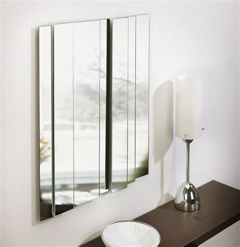 Strip Wall Mount Mirrors Set Of 7 Stripped Wall Wall