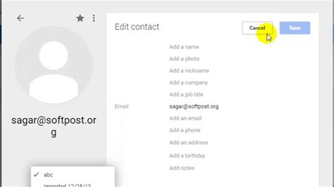 How To Add Contacts To A Group In Gmail Youtube