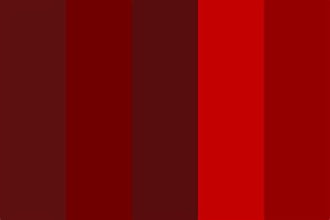 Dark Red Color Palette