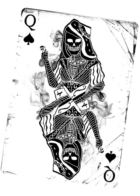 Queen Of Spades By The Demons Heart On Deviantart Queen Of Spades Queen Of Hearts Tattoo