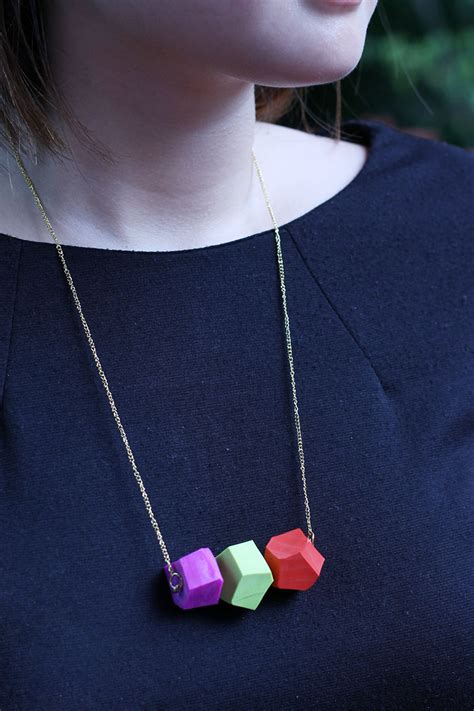Diy Geometric Necklace Why Dont You Make Me