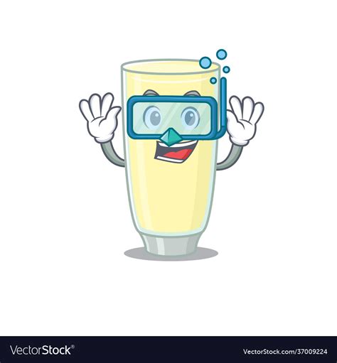 Screaming Orgasm Cocktail Mascot Design Swims Vector Image