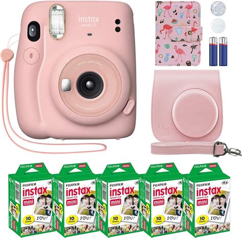 Fujifilm Instax Mini 11 Instant Camera Blush Pink Custom Case Fuji Instax Film