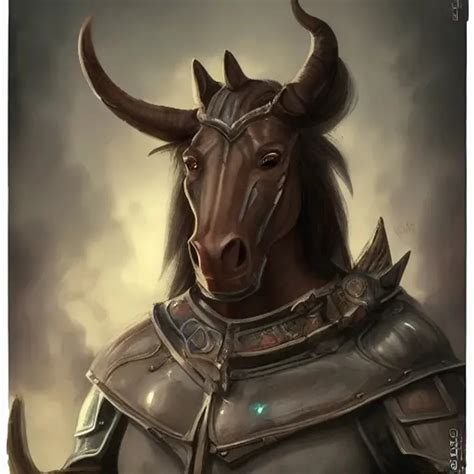 Horseheadcentaur Dnd Character Art Portrait Myth Openart