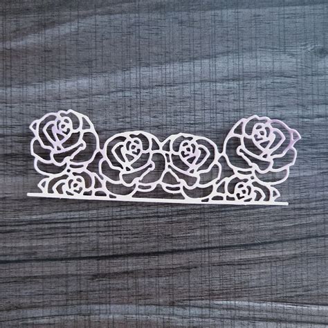 Rose Flower Metal Cutting Dies For Stamp Scrapbooking Photo Album