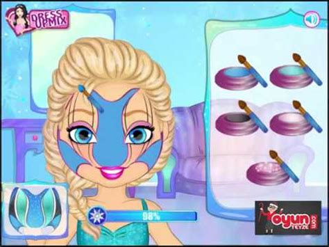 Elsa yüz boyama oyunumuzda karlar ülkesi prenseslerinden birini seçerek oyunumuza başlıyoruz.maskemizide seçtikten sonra mouse'muzla noktaların üzerind. Elsa boyama oyunları ile eğlence - YouTube