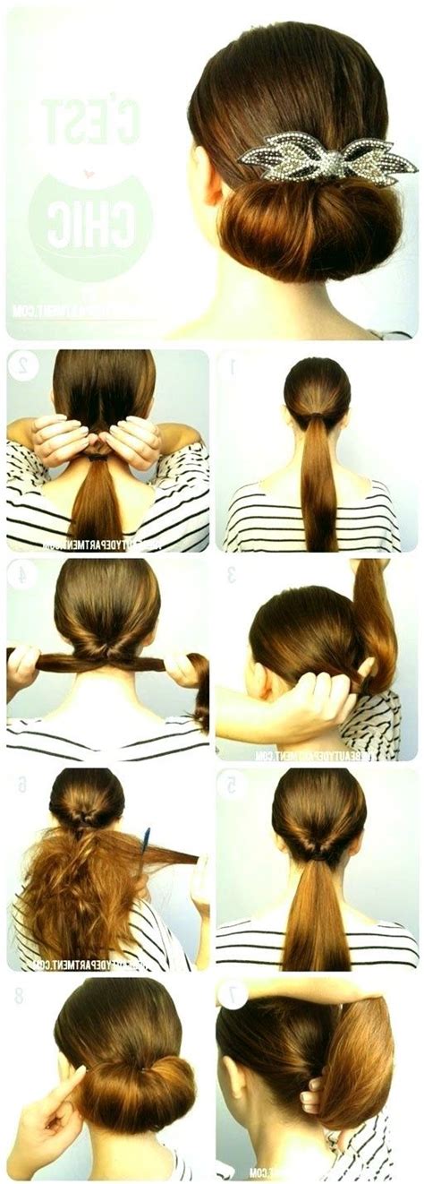 Easy hairstyles for medium length hair. 7 Easy Step by Step Hair Tutorials for Beginners ...
