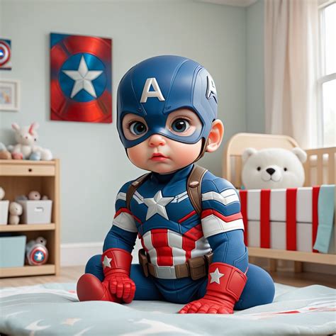 Baby Captain America By Neonnightmaster On Deviantart