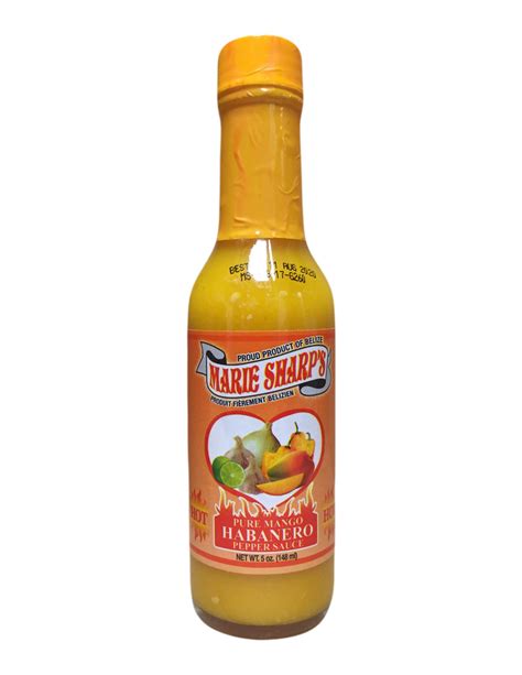Marie Sharps Pure Mango Habanero Pepper Sauce Dat Moi Market