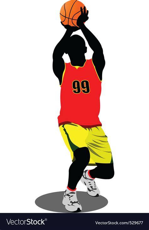 Basketball Player Royalty Free Vector Image Vectorstock