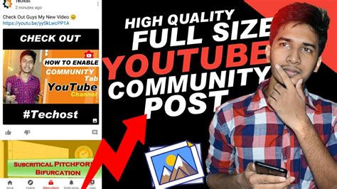 How To Post Full Size Hd Image On Community Tab How To Post Community