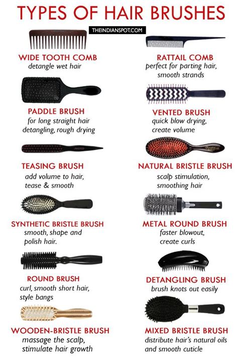 Types Of Hair Brushes How To Choose The Best Hair Brush Best Hair