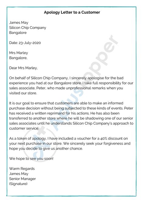 How To Write Apology Letter To Company