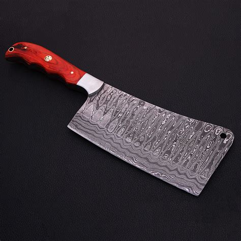 Damascus Cleaver Knife 9050 Black Forge Knives Touch Of Modern